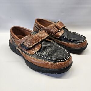 Dr. Comfort Mike Black Brown Leather Diabetic Comfort Mens Shoe 8.5 XW Strap